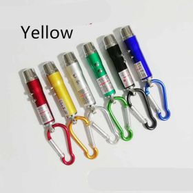 Aluminum Alloy Currency Detector Lighting Infrared Mini Three-In-One Uv Ultraviolet Flashlight Keychain Laser Light