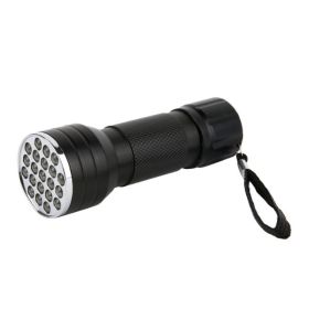 21LED Aluminum Alloy Ultraviolet Flashlight Scorpion Lamp UV Multi-function Security