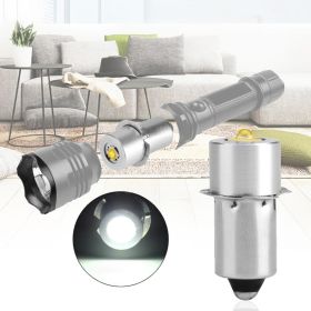 Flashlight LED bulb mount