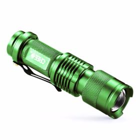 5 Colors Mini LED Flashlight CREE Q5 2000lm Waterproof LED Laterna 1 Modes Zoomable PortableTorch penlight AA 14500