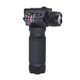 Handheld Tactical Flashlight Red Laser Integrated 20mm Wide Bracket Red Laser Integrated Flashlight