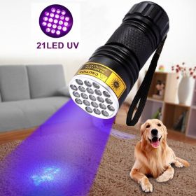 21LED violet flashlight LED violet UV UV Flashlight counterfeit flashlight