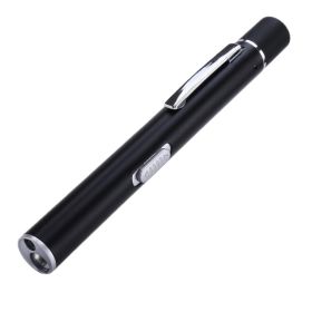 Led Stainless Steel Rechargeable Flashlight