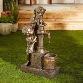 Accent Plus Kids with Water Pump Solar Garden Fountain