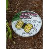 Accent Plus Enjoy Our Garden Bumblebee Cement Garden Stepping Stone