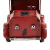 Accent Plus Metal Red Truck Planter with Solar-Powered Headlights