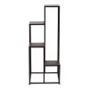 Summerfield Terrace Four-Tier Modern Black Metal Plant Stand or Display Unit