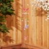 Accent Plus Rainbow Acrylic Butterfly Windchimes