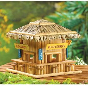 Songbird Valley Beachcombers Tiki Bar Birdhouse