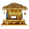 Songbird Valley Beachcombers Tiki Bar Birdhouse