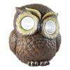 Accent Plus Owl Solar Garden Light - 6 inches