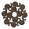 Accent Plus Snail Design Cast Iron Stepping Stone