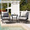 Metal Rocking Chairs Patio Chairs Bistro Sets Indoor Outdoor Chat Set