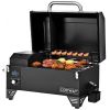 Outdoor Portable Tabletop Pellet Grill and Smoker with Digital Control System for BBQ