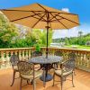 Patio Umbrella Base 18" Outdoor Umbrella Stand Base Market Umbrella Holder for Deck;  Lawn;  Garden;  Pool